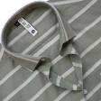 Stripes Light Green Shirt : Slim