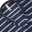 Stripes Navy Blue Shirt : Slim