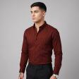 Stripes Rust Shirt : Slim