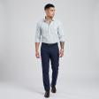 Stripes Blue Shirt : Slim