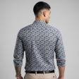 Print Green Shirt : Slim