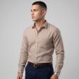 Plain Brown Shirt : Slim