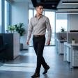 Plain Gray Shirt : Slim