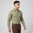 Plain Green Shirt : Slim