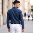 Plain Navy Blue Shirt : Slim