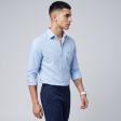 Plain Blue Shirt : Slim