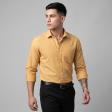 Plain Mustard Shirt : Slim