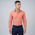 Plain Peach Shirt : Slim