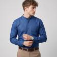 Plain Dark Blue Shirt : Slim