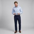 Plain Aqua Blue Shirt : Business