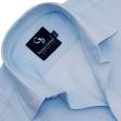 Plain Aqua Blue Shirt : Business