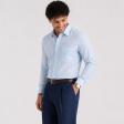 Plain Blue Shirt : Business