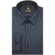 Stripes Dark Blue Shirt : Business