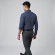 Stripes Dark Blue Shirt : Business
