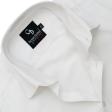 Self Design White Shirt : Business