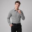 Self Design Gray Shirt : Business
