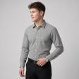 Self Design Gray Shirt : Business