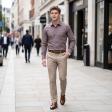 Self Design Brown Shirt : Business