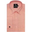 Self Design Peach Shirt : Business
