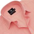 Self Design Peach Shirt : Business