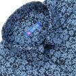 Print Blue Shirt : Slim