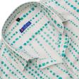 Print Green Shirt : Slim