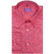 Print Red Shirt : Slim