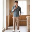 Print Green Shirt : Slim