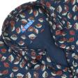 Print Navy Blue Shirt : Slim