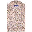 Print Cream Shirt : Slim