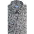 Print Blue Shirt : Slim
