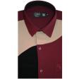 Combination Maroon Shirt : Ditto