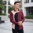 Combination Maroon Shirt : Ditto