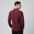 Combination Maroon Shirt : Ditto