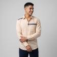 Combination Peach Shirt : Ditto
