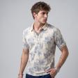 Print Blue T-shirt : Regular