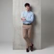 Plain Blue Shirt : Slim