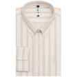 Stripes Peach Shirt : Slim