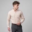 Stripes Peach Shirt : Slim