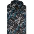 Print Gray Shirt : Party