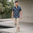 Print Gray Shirt : Party