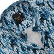Print Blue Shirt : Party