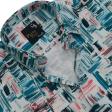 Print Blue Shirt : Party