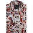 Print Peach Shirt : Party