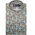 Print Green Shirt : Party