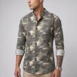 Print Gray Shirt : Party