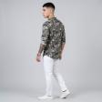 Print Gray Shirt : Party