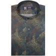 Print Blue Shirt : Party