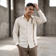 Combination Cream Shirt : Ditto