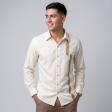 Combination Cream Shirt : Ditto